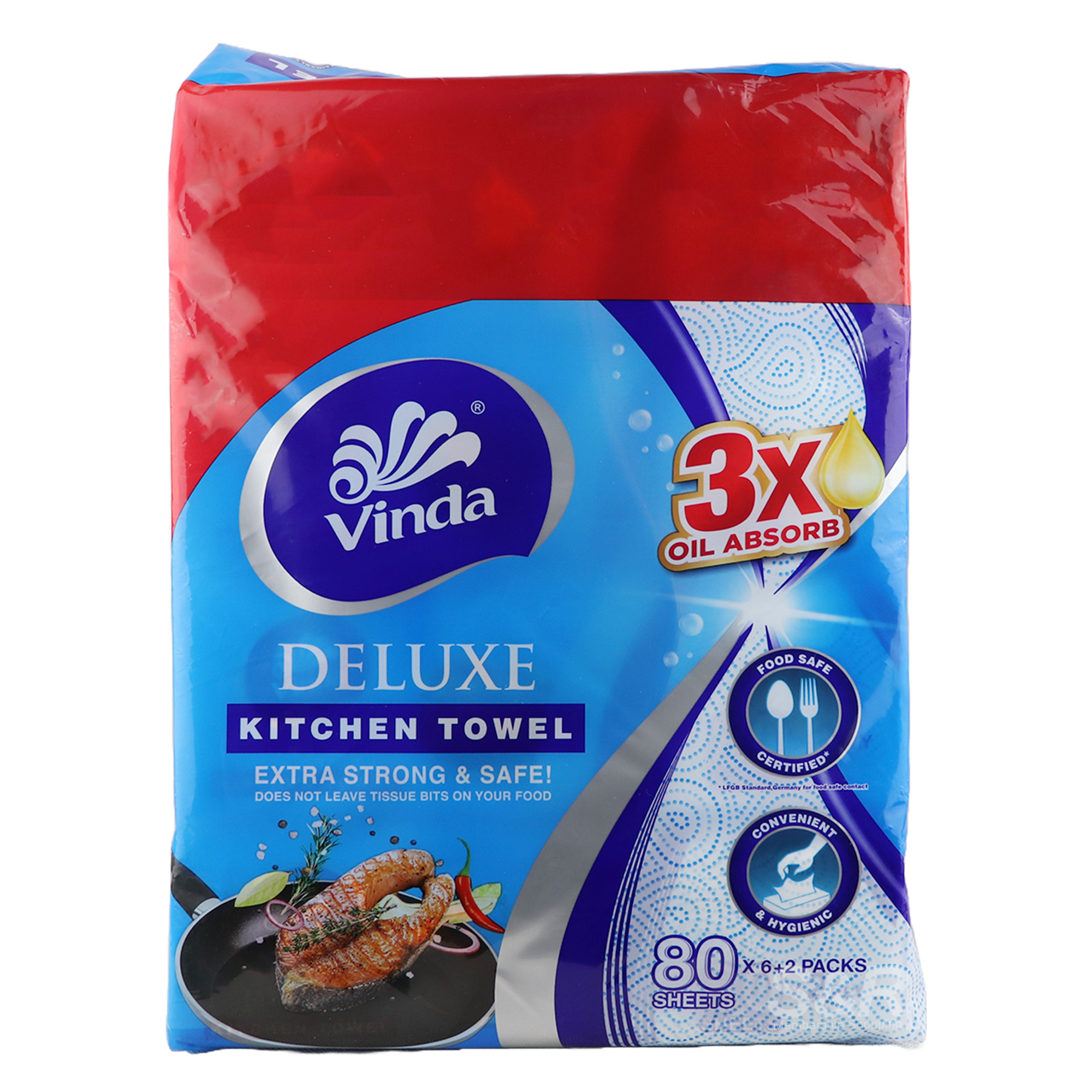 Vinda Deluxe Kitchen Towel 8packs